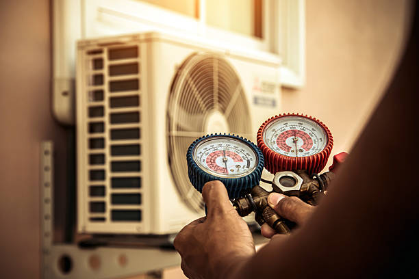 Professional Ductwork Repair technician working in Minster, OH